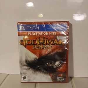 God of War Remastered for PS4 - Red Cover Brand New Playstation 4